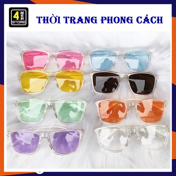 ⚡ New New ⚡ Mắt Kính V Tây Đủ Màu - Kính Mát Thời Trang Sang Trọng