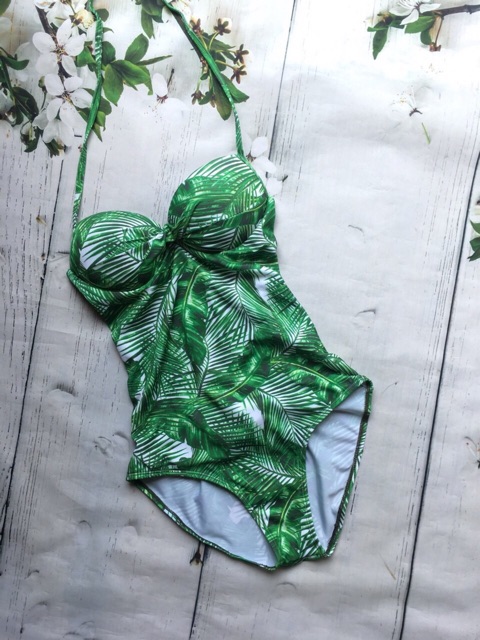 Bikini nữ thời trang một mảnh hoa lá dễ thương