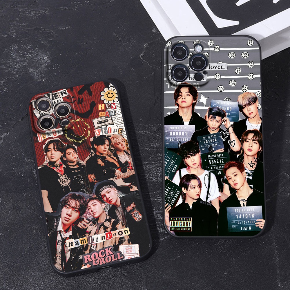 Ốp Điện Thoại Silicon Mềm In Hình bts Cho oppo a5s / 3S / 5 / 7 / 12E / 12 / 16S / 15 / 15S / 16 / 92 / 72 / 52 / 55 / 95 / 93 / 94 / 91