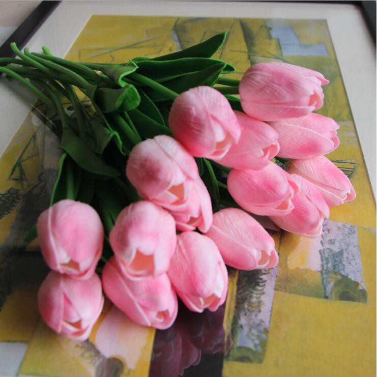 Cành hoa tulip giả dùng trang trí nhà cửa TM250