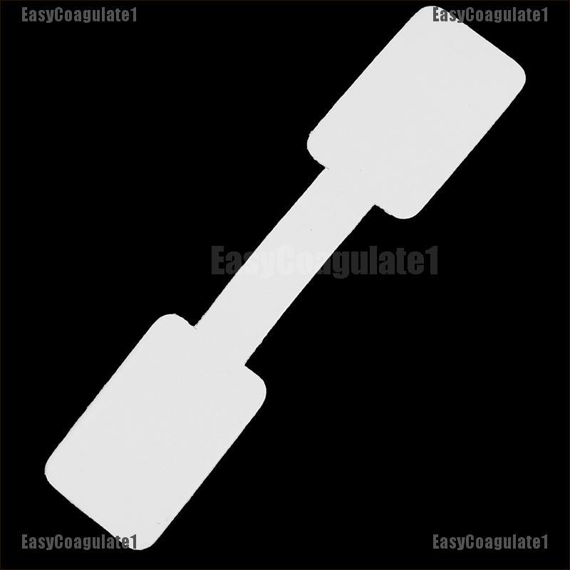 50/100 Tag giá trống bằng giấy gắn trang sức nhẫn khuyên tai