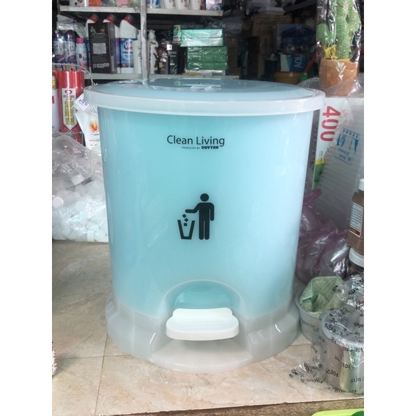 Thùng Rác Đạp Oval Duy Tân Cao Cấp Nhí/Nhỏ/Trung/Lớn