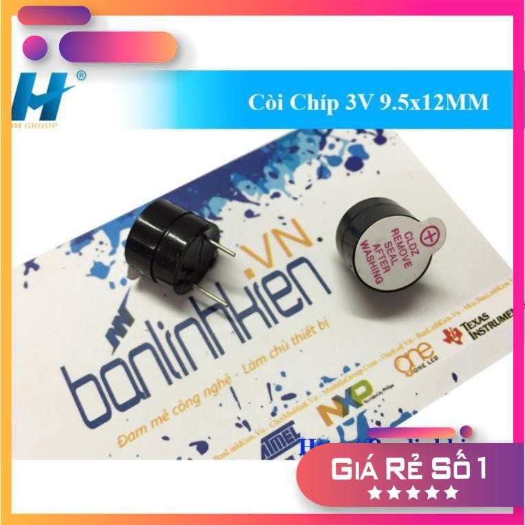 Còi Chíp 3V 9.5x12MM