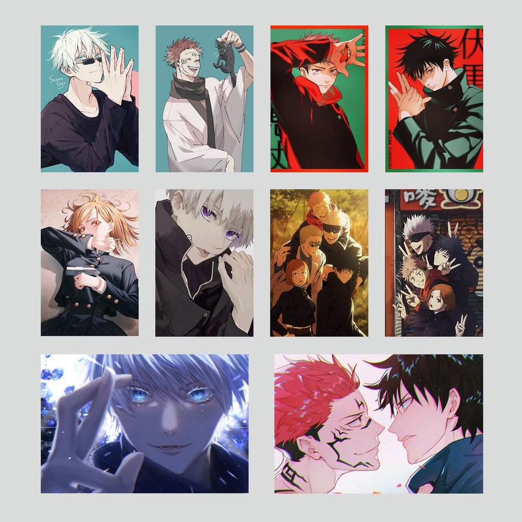 Ảnh Mini Anime Jujutsu Kaisen nhiều mẫu 5x8cm