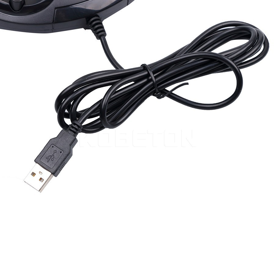 Tay cầm chơi game USB 6 nút có dây cổ điển dành cho SEGA