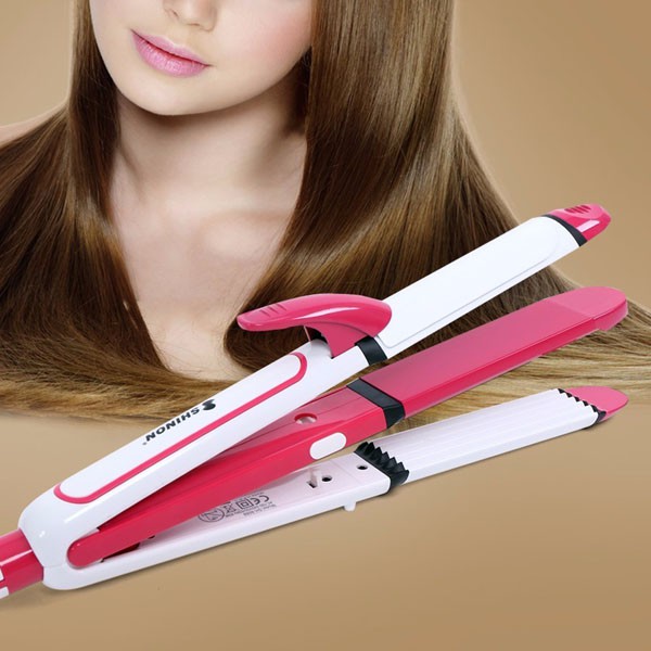 Máy tạo kiểu tóc Shinon SH-8005 chính hãng 4 đa chức năng - màu hồng