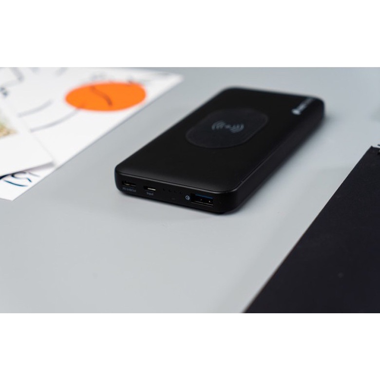 Sạc dự phòng Wireless Li-polymer 10000mAH UMETRAVEL PW1, Sạc không dây, Sạc nhanh, Hàng chính hãng