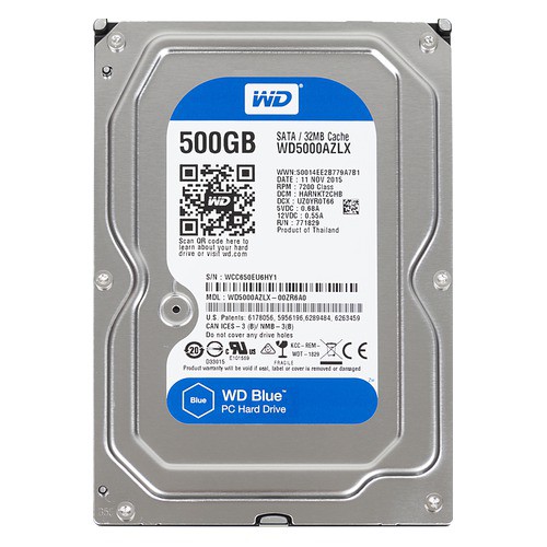 Ổ cứng HDD WD Blue 500GB