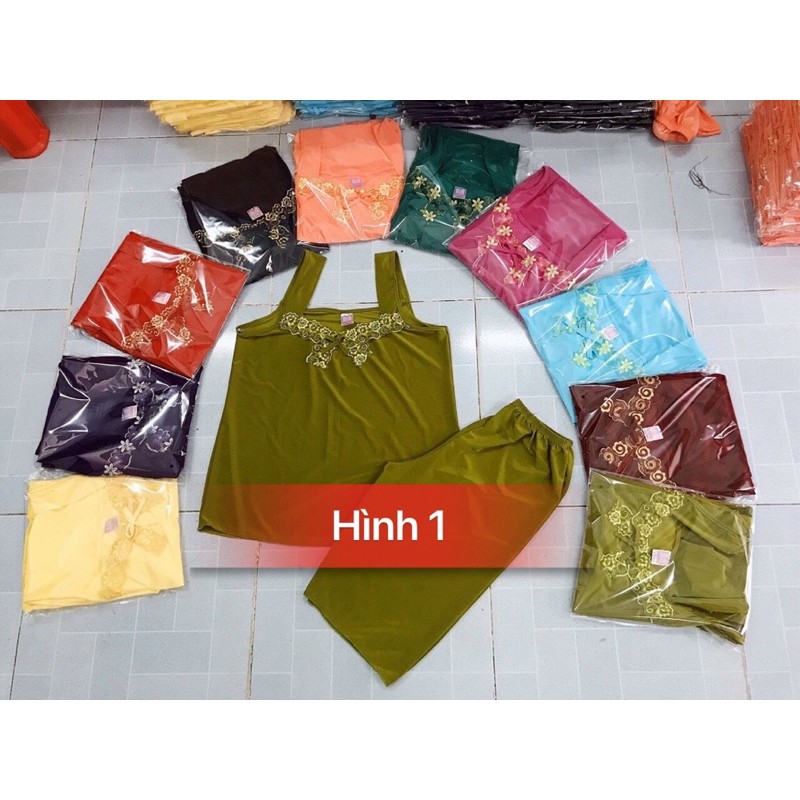 Bộ thun lạnh quần lở sz 40-55kg nhiều mẫu