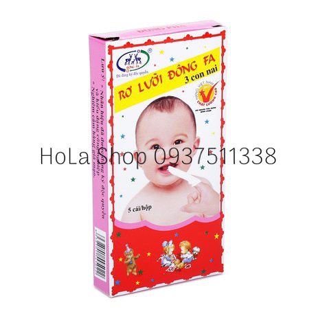 Gạc Rơ Lưỡi 3 Con Nai Đông Fa Làm Sạch Lưỡi Cho Bé