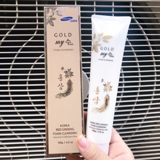 Sữa rửa mặt sâm vàng My Gold Gingseng Cleansing Foam