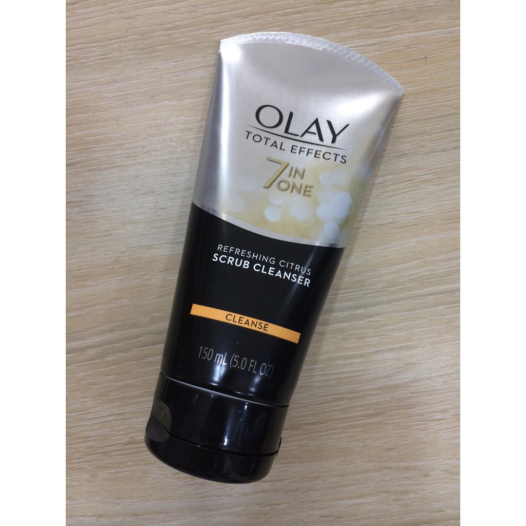 olay total effects 7 in one refreshing citrus scrub cleanser