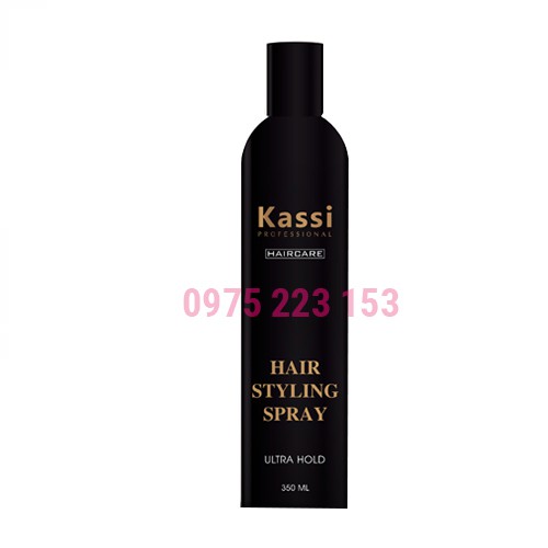 Keo tạo kiểu tóc Kassi Professional Hair Care Loại cứng 350ml