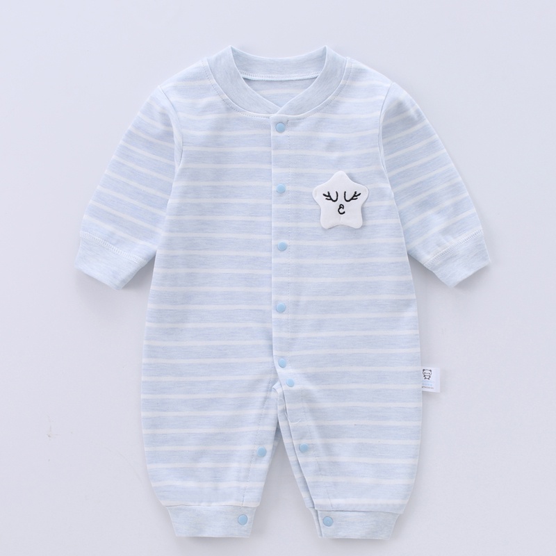 Body dài tay liền thân, bodysuit dài tay cotton cho bé trai và bé gái sơ sinh từ 3-12kg, hàng đẹp xuất nhật - 𝐁𝐃𝟐𝟖