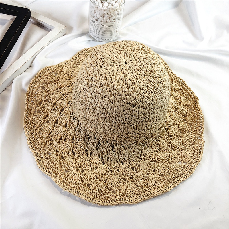 Nón Cói Rộng Vành Phong Cách Hàn Quốc Thời Trang Đi Biển Cho Nữ