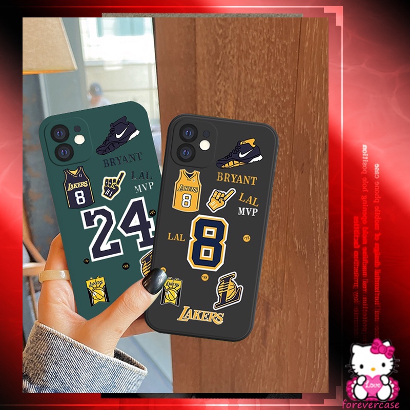 Ốp điện thoại TPU mềm in hình nhãn hiệu N.b.a Kobe cho Realme C21Y C11 C12 C25Y C15 C25S C20A C21 C21 Idol Fall of Fame C25 C11 2021 C17 C3 C20 Realme 6i 5Pro 7I 6I 8Pro 7I 6I 5I 6I 6SA