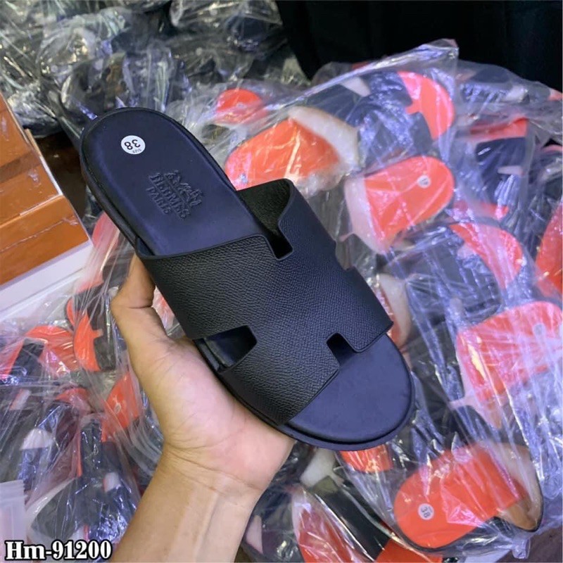 dép quai ngang Hm in logo đế