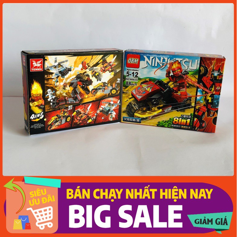 [XẢ KHO] Lego Ninjago đủ kích thước cho bé [HÀNG ĐẸP GIÁ SỈ]