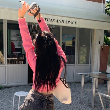 Áo cardigan ZHELIHANGFEI dệt kim tay dài cổ chữ V phong cách thời trang cho nữ