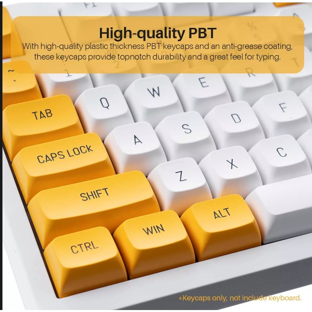 Keycap Csa feker heavy industry theme cho bàn phím cơ 226 phím PBT doubleshot