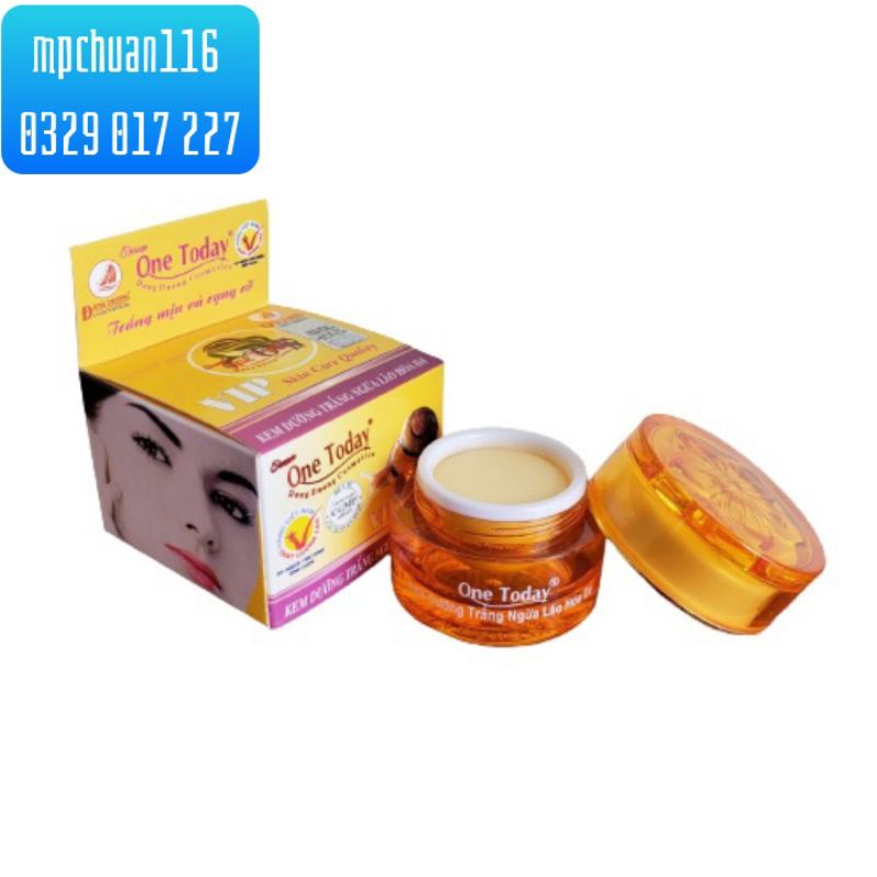 Kem Lão Hoá 20g (giá tem 320k) dưỡng trắng da ngừa One Today ốc sên
