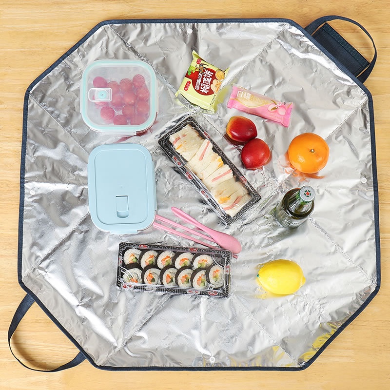 Túi đựng hộp cơm trưa giữ nhiệt chống thấm nước tiện lợi cho gia đình