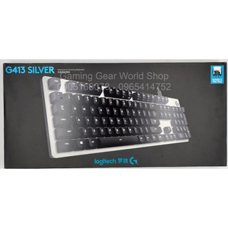 SIÊU SALE BÀN PHÍM CƠ GAMING LOGITECH G413 SILVER NEW SEAL