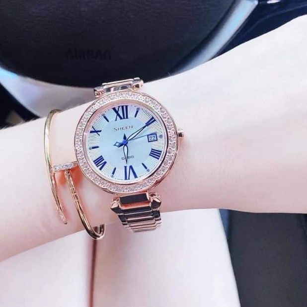 ĐỒNG HỒ NỮ CASIO SHEEN SHE-405 ĐẸP MÊ LI