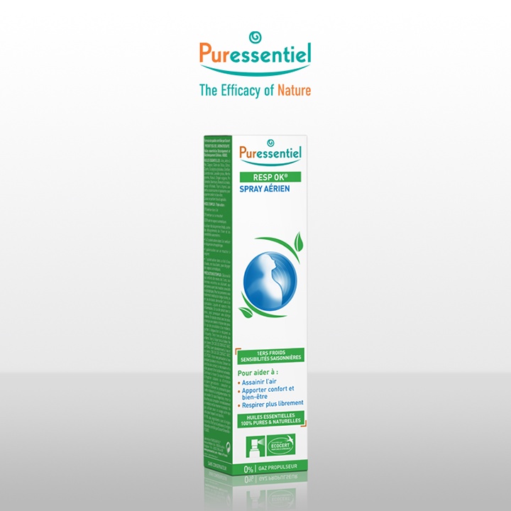 Xịt khử khuẩn không khí và hỗ trợ hô hấp Puressentiel chiết xuất 19 tinh dầu thiên nhiên 200ML