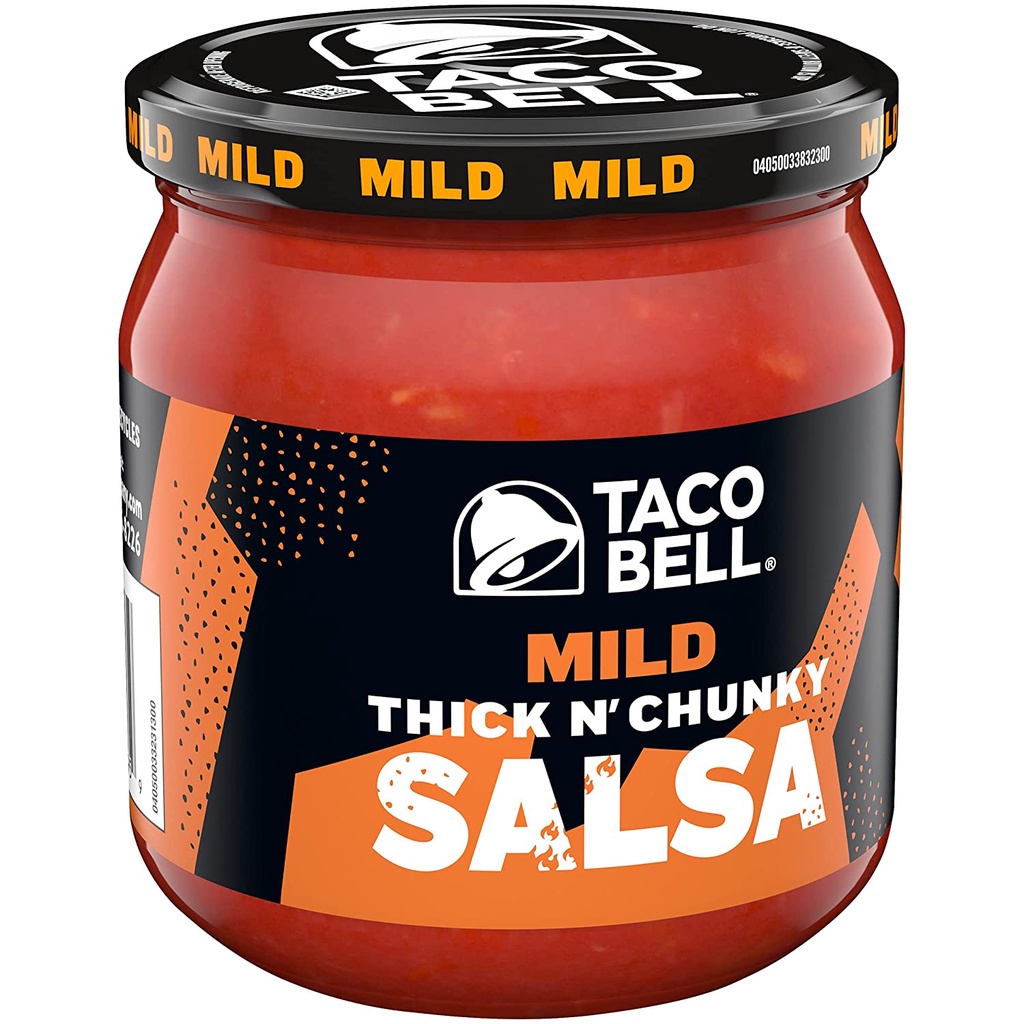 SỐT SALSA Taco Bell, Mild Thick and Chunky Salsa, 453g (16oz)