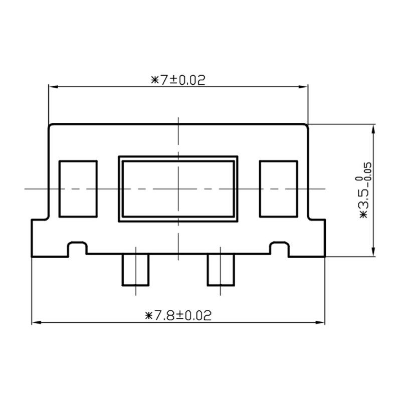 Set 50 Công Tắc Nhấn 2 Chốt Cho Xe Ô Tô