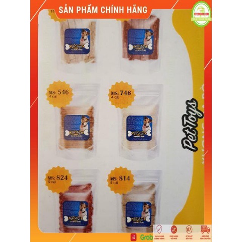 Xương gậm da bò và sữa 🐕 FREESHIP 🐕 THT MS: 767 Pet Snack bánh thưởng xương gậm da bò sạch răng cho chó