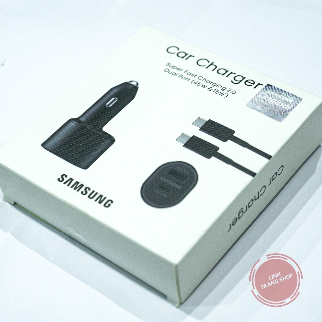 Tẩu Sạc Nhanh ÔTô 2 Cổng : PD 45W &amp; Usb A 15W (Bảo Hành 12 Tháng)