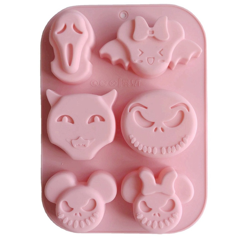 Khuôn silicone chống dính tạo hình Halloween sáng tạo 2 kiểu tùy chọn