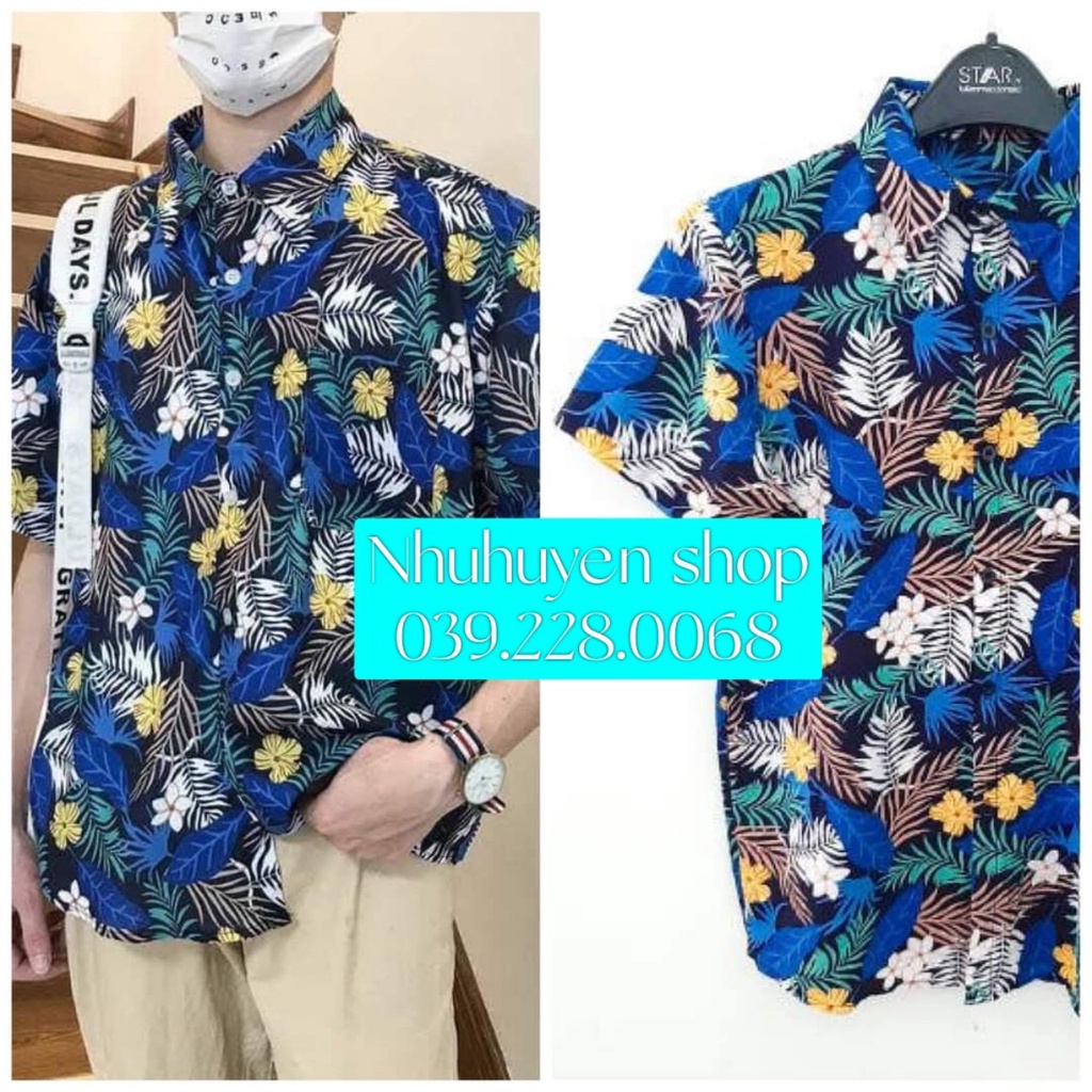 (chất kate thái 1 - kho HCM) bộ hoa lá đi biển, team - bộ hoa quả, trái cây big size - chuyên sỉ lẻ - nhuhuyen shop