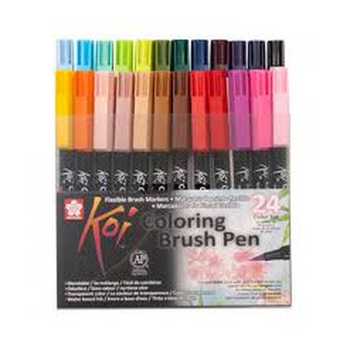 Koi coloring brush pen
