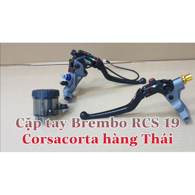 Cặp tay thắng Brembo RCS19 Corsacorta  chính hãng Thái Lan 1001087
