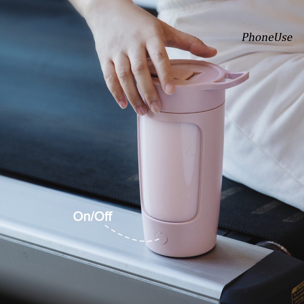 Bình khuấy tự động 650ml sạc USB tiện lợi