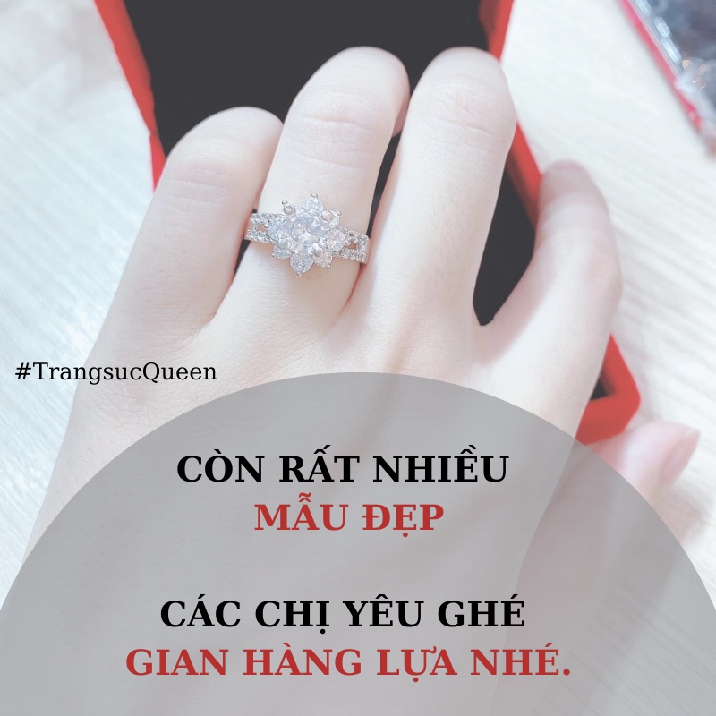 Set 3 Món Dây Chuyền Và Bông Tai Hình Vuông Bạch Kim Nhỏ Nhắn Dễ Thương - Trang Sức Nữ Đẹp Giá Rẻ - Queen Jewelry