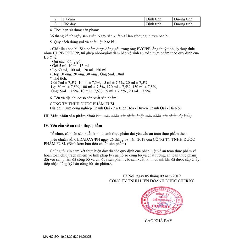 Cherry dạ dày - Bảo vệ niêm mạc dạ dày, giảm viêm loét dạ dày
