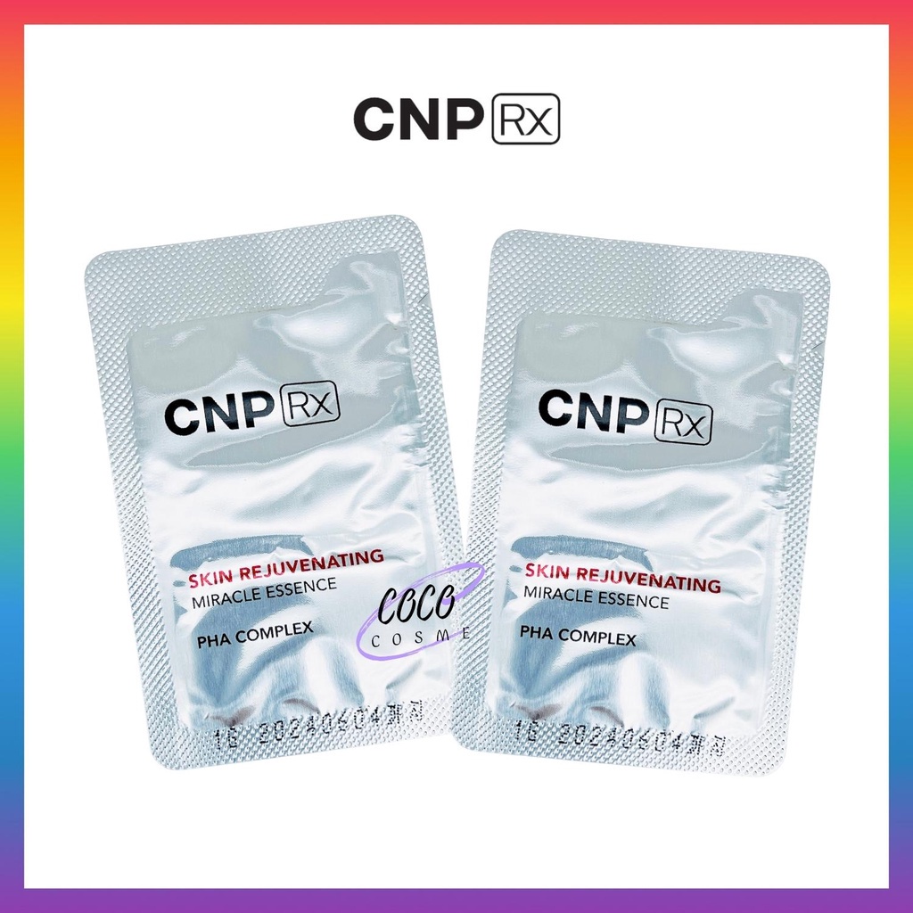 Tinh chất dưỡng truyền trắng da mặt CNP Rx Skin Rejuvenating Miracle Essence 1ml mờ thâm nám tàn nhang