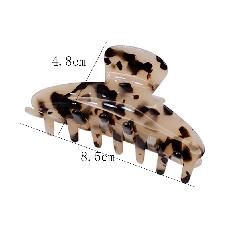 Kẹp bấu tóc họa tiết da báo thời trang （Hairclips）