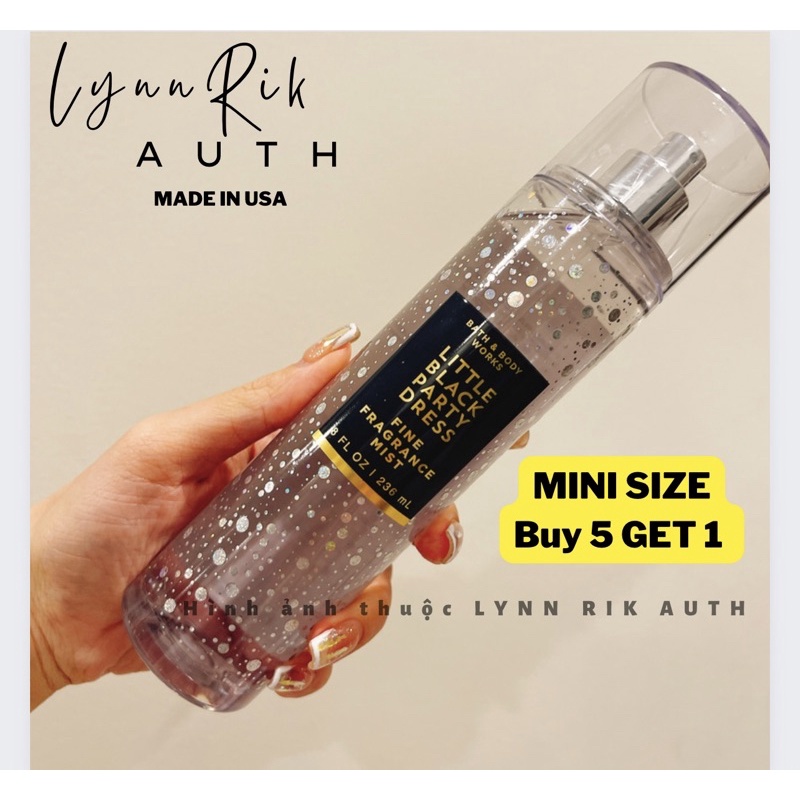 BILL LITTLE BLACK PARTY DRESS - Xịt Thơm Toàn Thân Body Mist Bath & Body Works