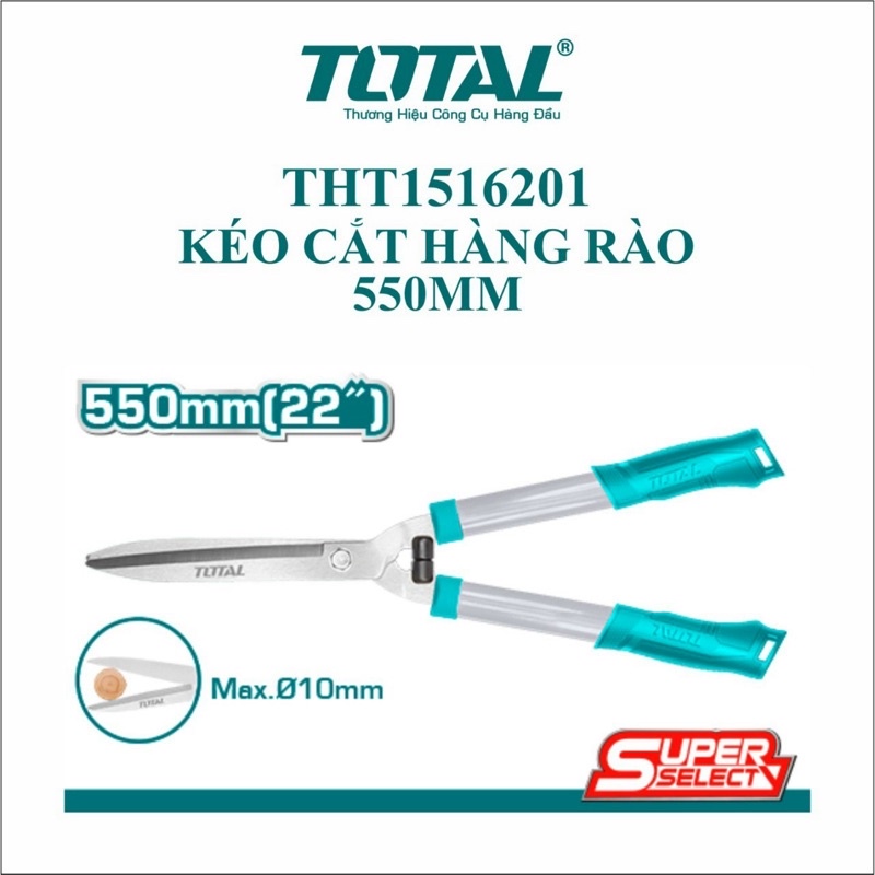 Kéo cắt hàng rào 550mm (dòng siêu rẻ) TOTAL THT1516201