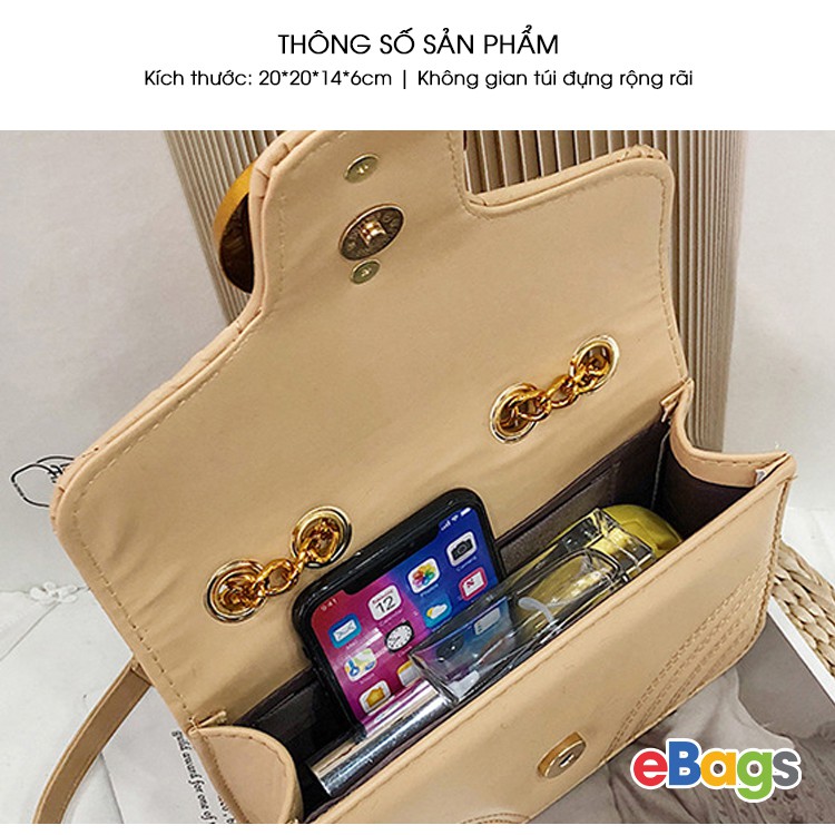 [ HOT ] Túi Đeo Chéo Nữ Kiểu Dáng Phong Cách Hàn Quốc Sang Trọng TEB335