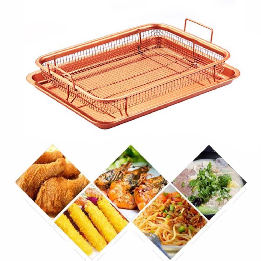 Rổ Chiên Khoai Tây Không Dính Bằng Thép Không Gỉ