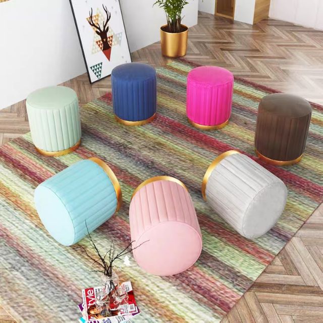 [Sale 3.3 CỰC RẺ]Đôn ghế bàn trang điểm chân sắt phong cách bắc âu (loại cao cấp) | BigBuy360 - bigbuy360.vn