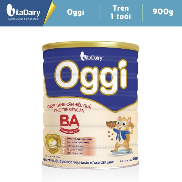 Sữa bột OGGI BA 900g