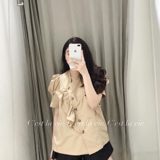 Áo cộc tay khuy chéo #175k