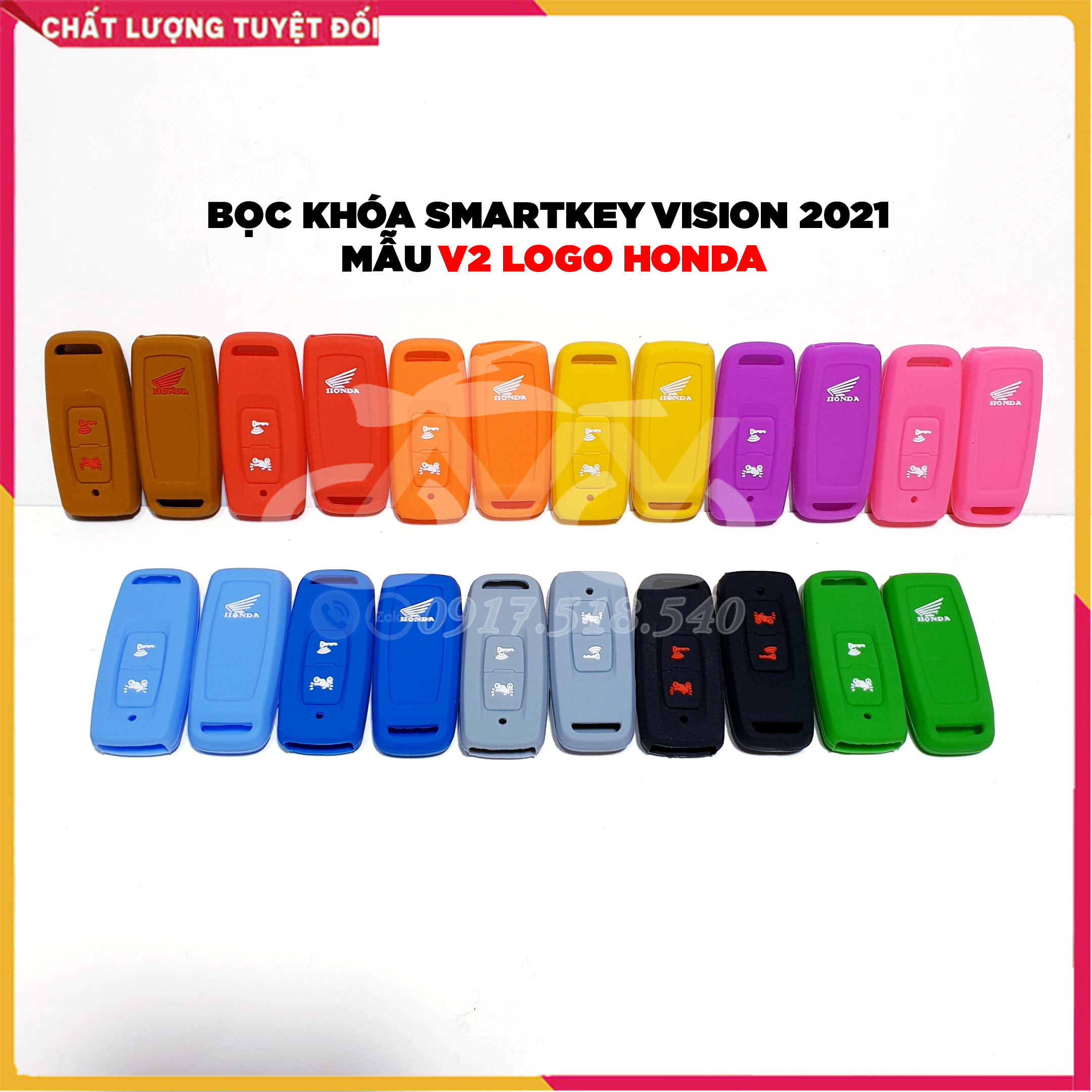 Bọc chìa khoá smartkey vision 2021 - 𝗯𝗼̣𝗰 𝗰𝗵𝗶̀𝗮 𝗹𝗼𝗴𝗼 𝗛𝗢𝗡𝗗𝗔